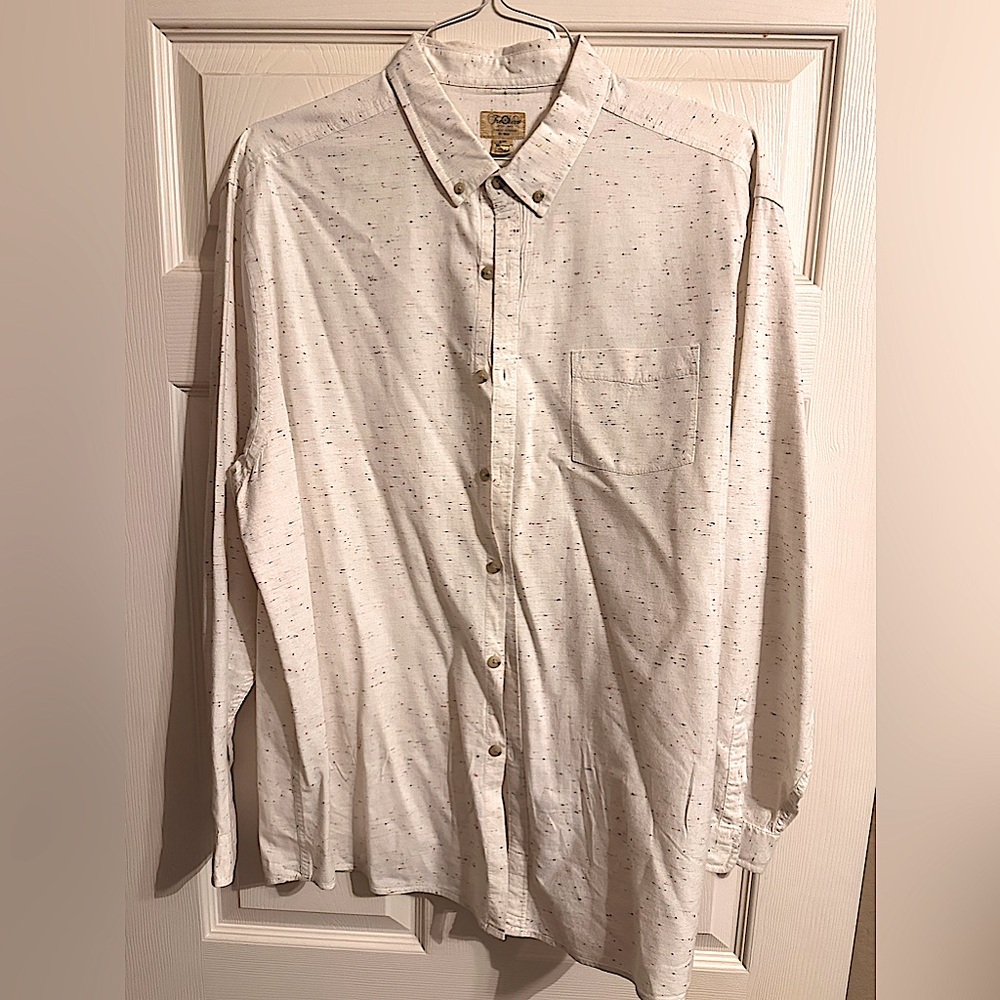 Tre Vero (Three Truths) Long Sleeve Button Down Shirt Italian Brand XXL